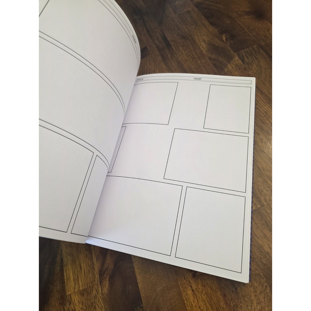 Comic Sketchbook by Piccadilly Create Your Own Comic DIY Paperback NEW - Picture 9 of 10